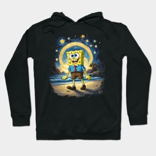 starry night sponge bob Hoodie